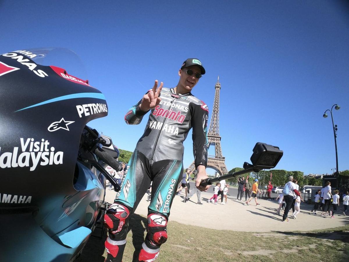 Quartararo, a por todas en Le Mans: "Correr en casa es un plus"