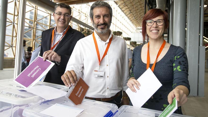 De izq. a derecha, Enric Morera, Rafa Carbonell y Águeda Micó.