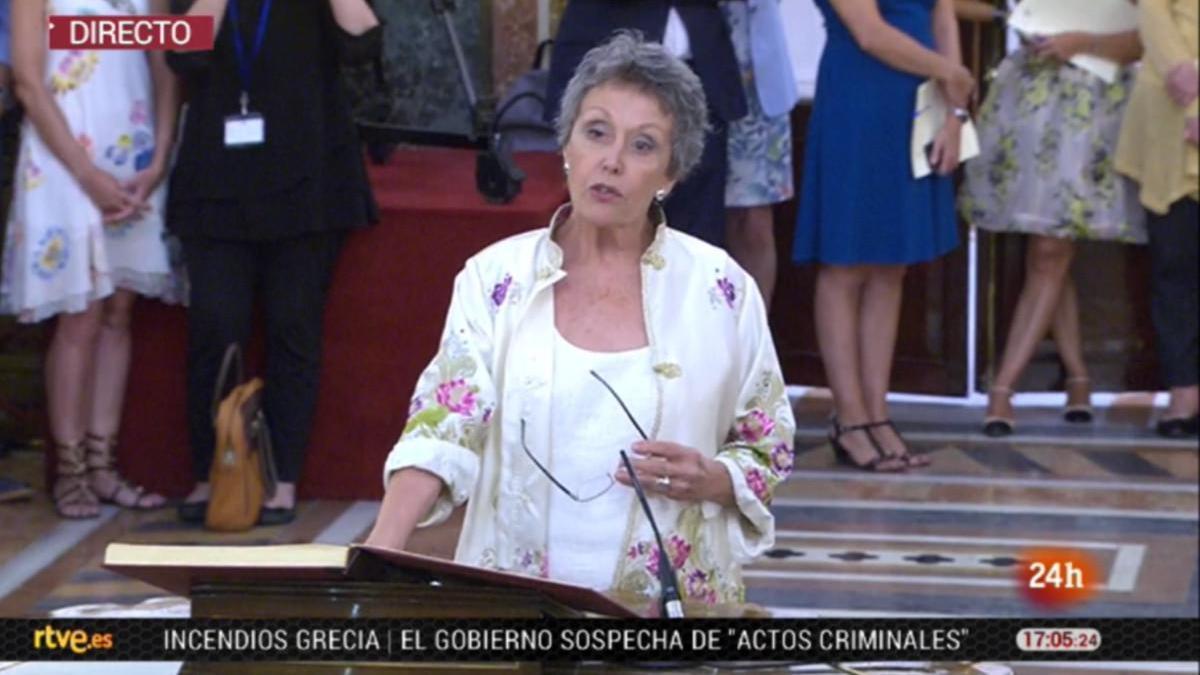 Rosa María Mateo promete el cargo de administradora única de RTVE: &quot;Tenemos que recuperar la credibilidad&quot;