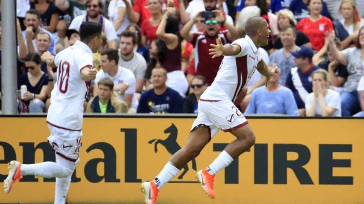 Rondón se convirtió en el máximo goleador de Venezuela