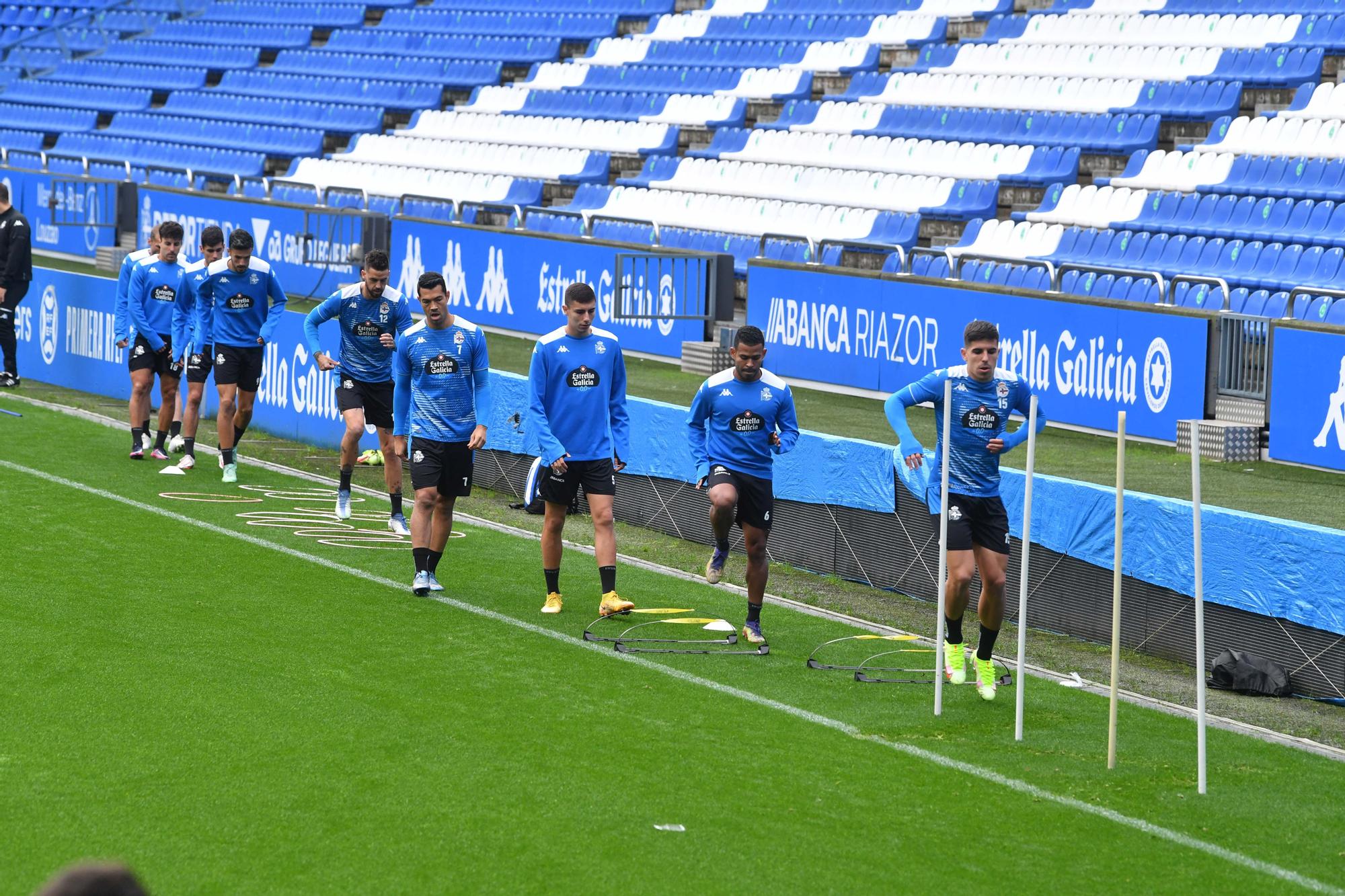 El Dépor prepara en Riazor el partido contra el Zamora