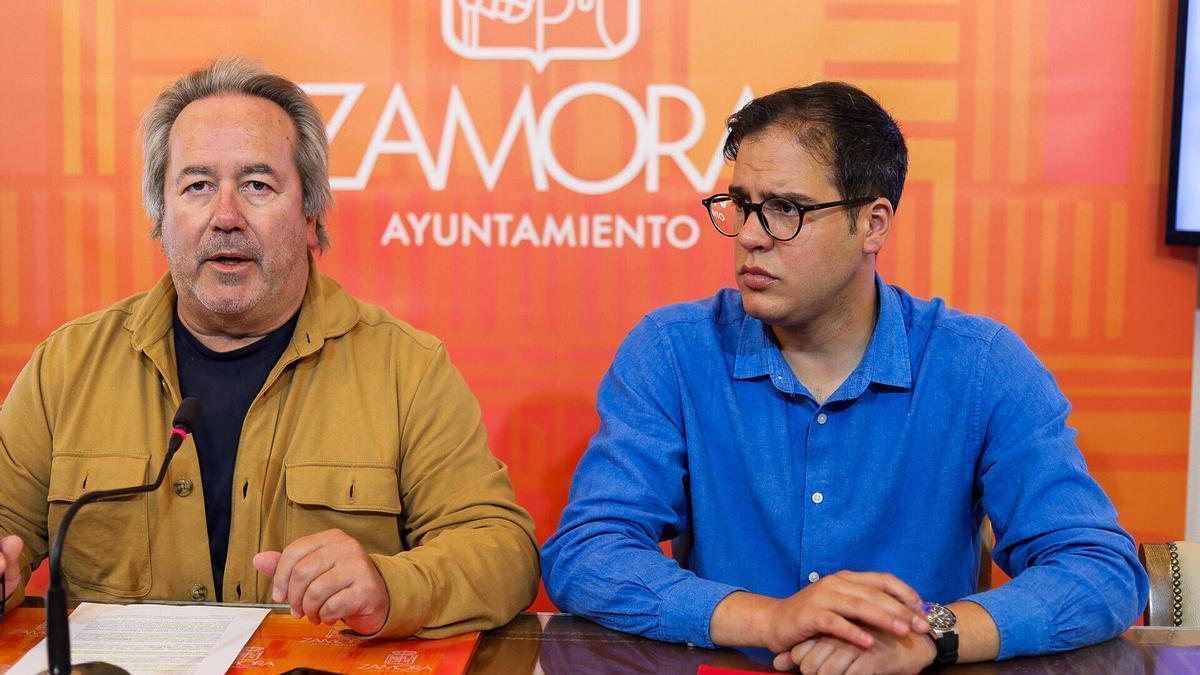 Francisco Guarido y Pablo Novo, en una rueda de prensa ofrecida este martes.