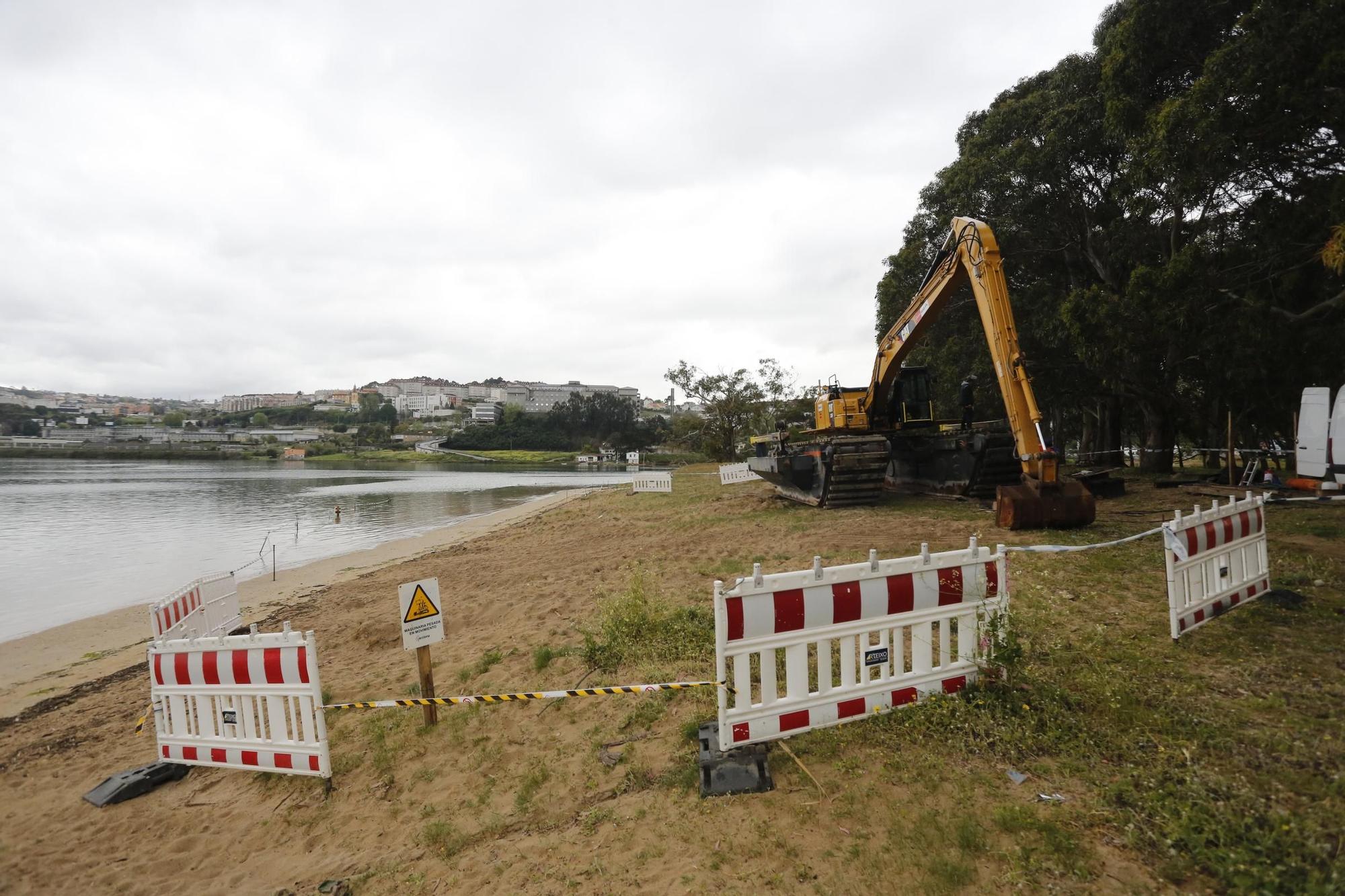 Seoane exige a Costas que retire escombros y dos árboles en el extremo de Santa Cristina