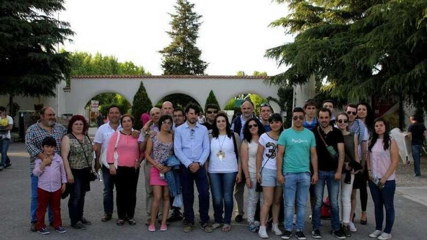 Integrantes de Socade durante la visita a Madrid el pasado fin de semana.