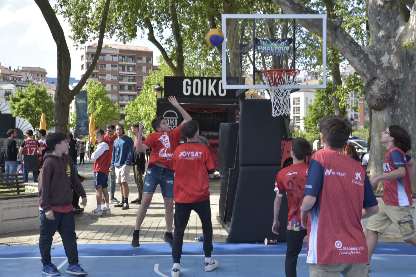 La festa prèvia al partit entre el Baxi i el Ludwigsburg