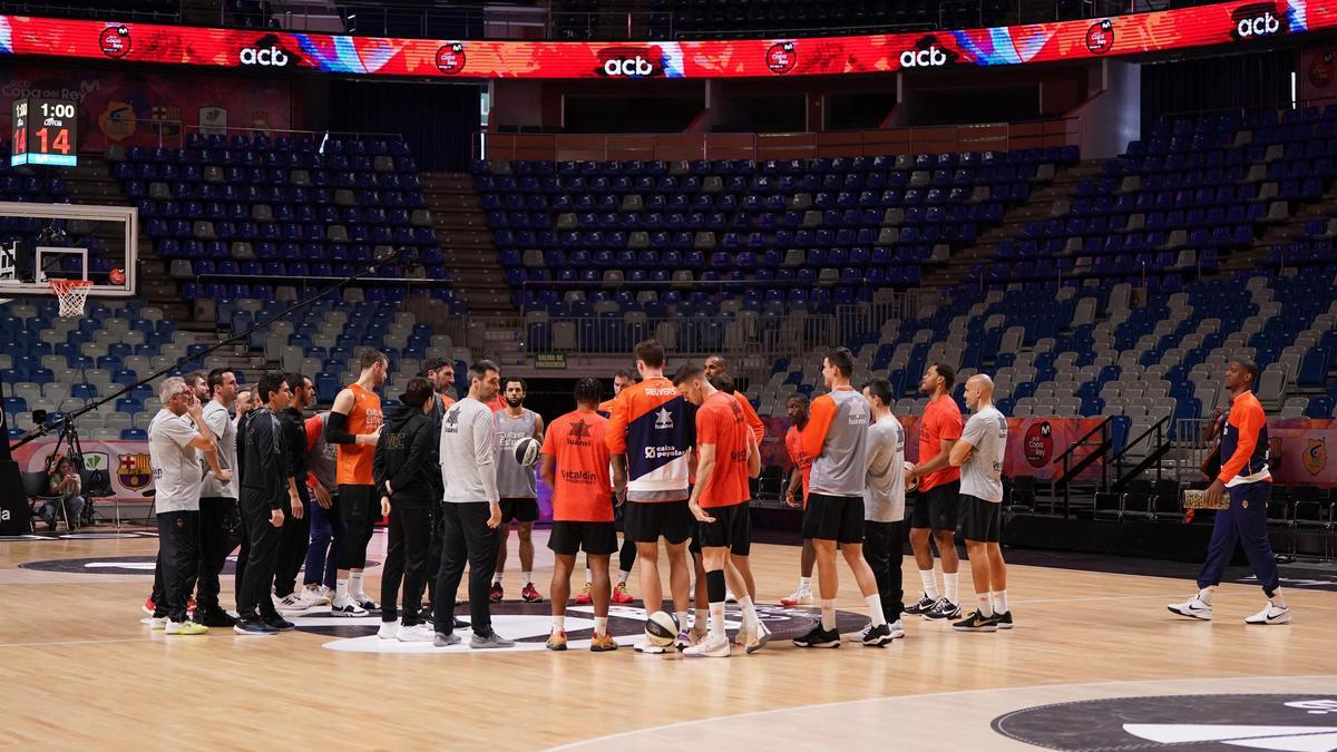 El Valencia Basket, en el Pabellón Martín Carpena de Málaga