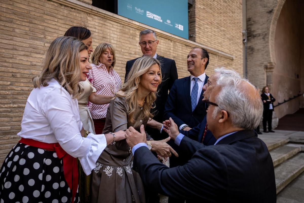 En imágenes | Acto institucional en La Aljafería por el Día de Aragón