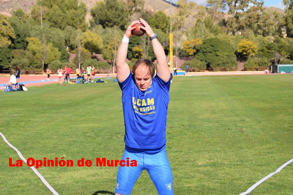 Regional absoluto y sub-23 de atletismo en Lorca (I)