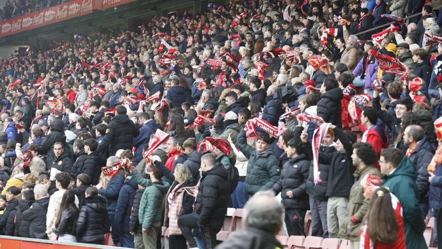 La afición del Sporting sigue movilizándose: Unipes hace un llamamiento para &quot;remar en la misma dirección&quot; y certificar la permanencia