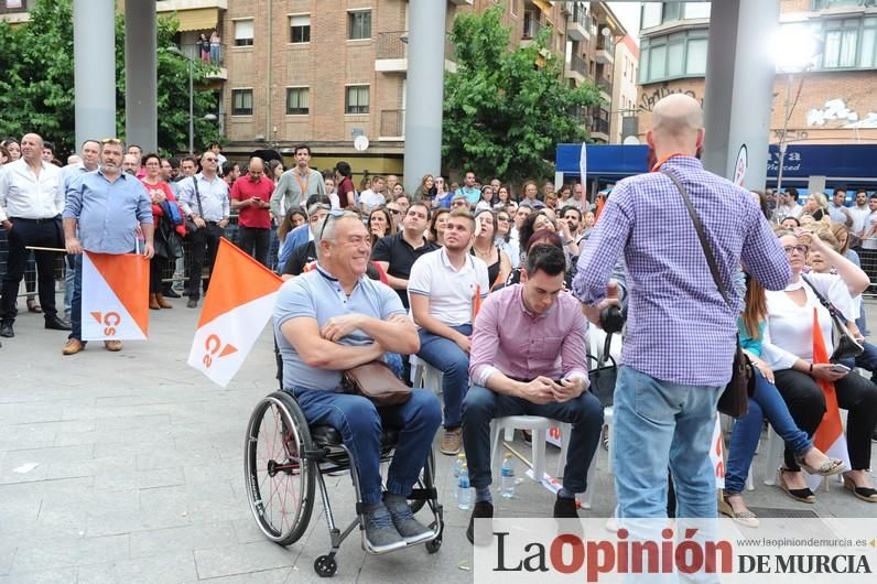 Albert Rivera, líder de Ciudadanos, en Murcia