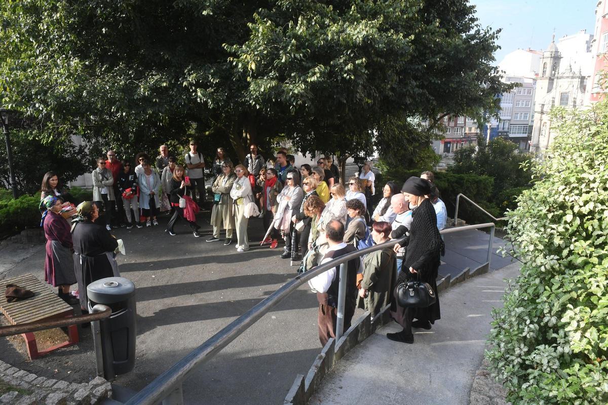 Teatro en la calle sobre el pasado marino de A Coruña