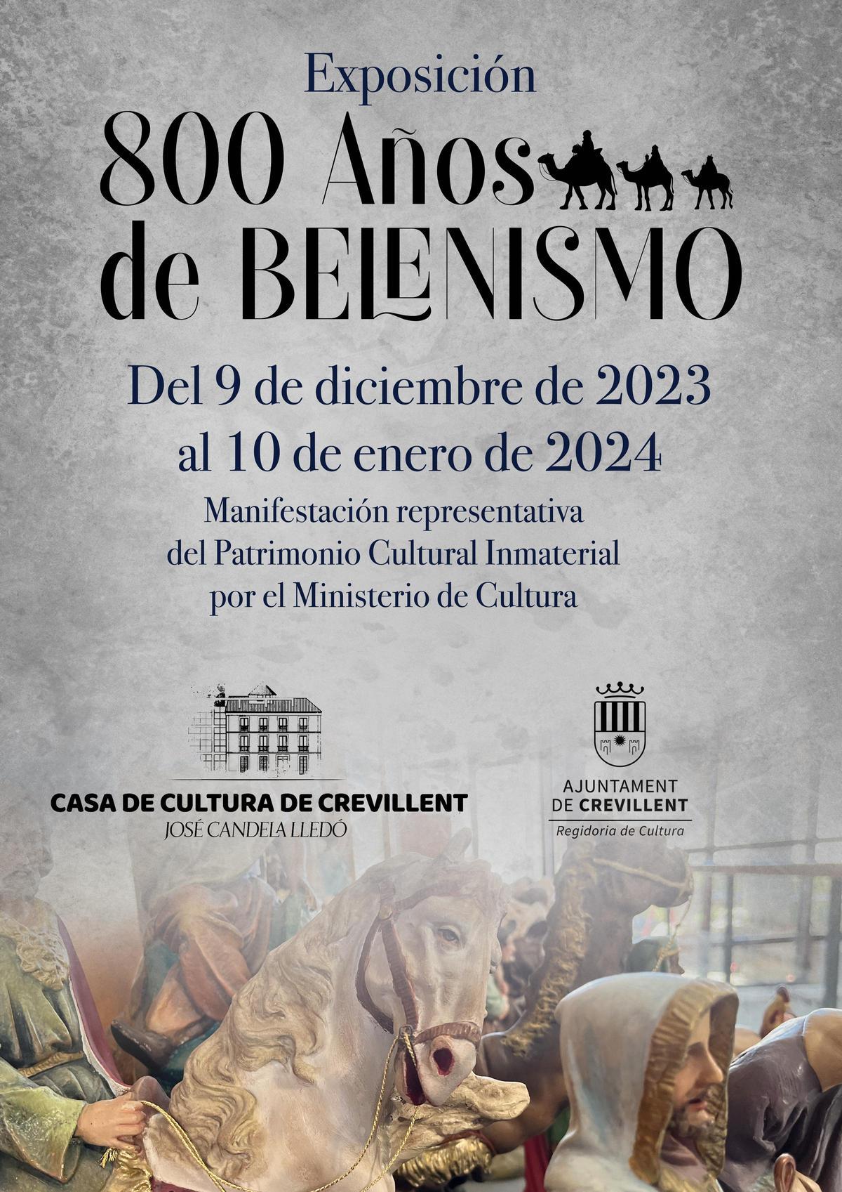 Cartel de la exposición de belenismo de Crevillent