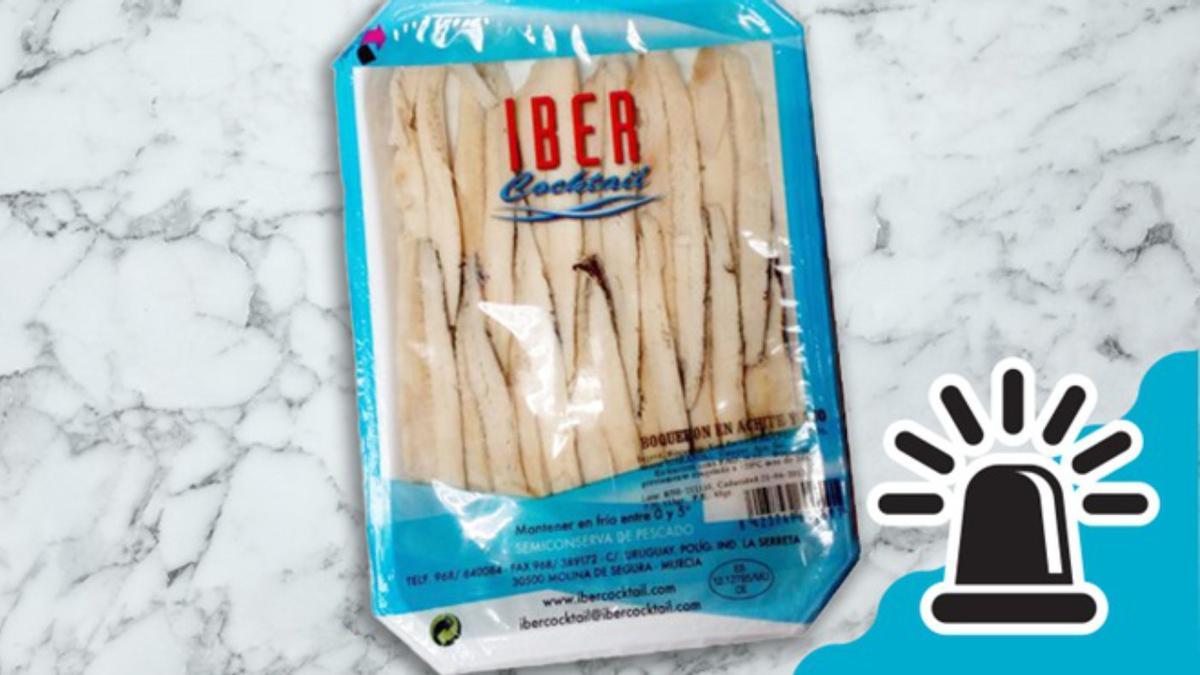 El lote de boquerones afectado.