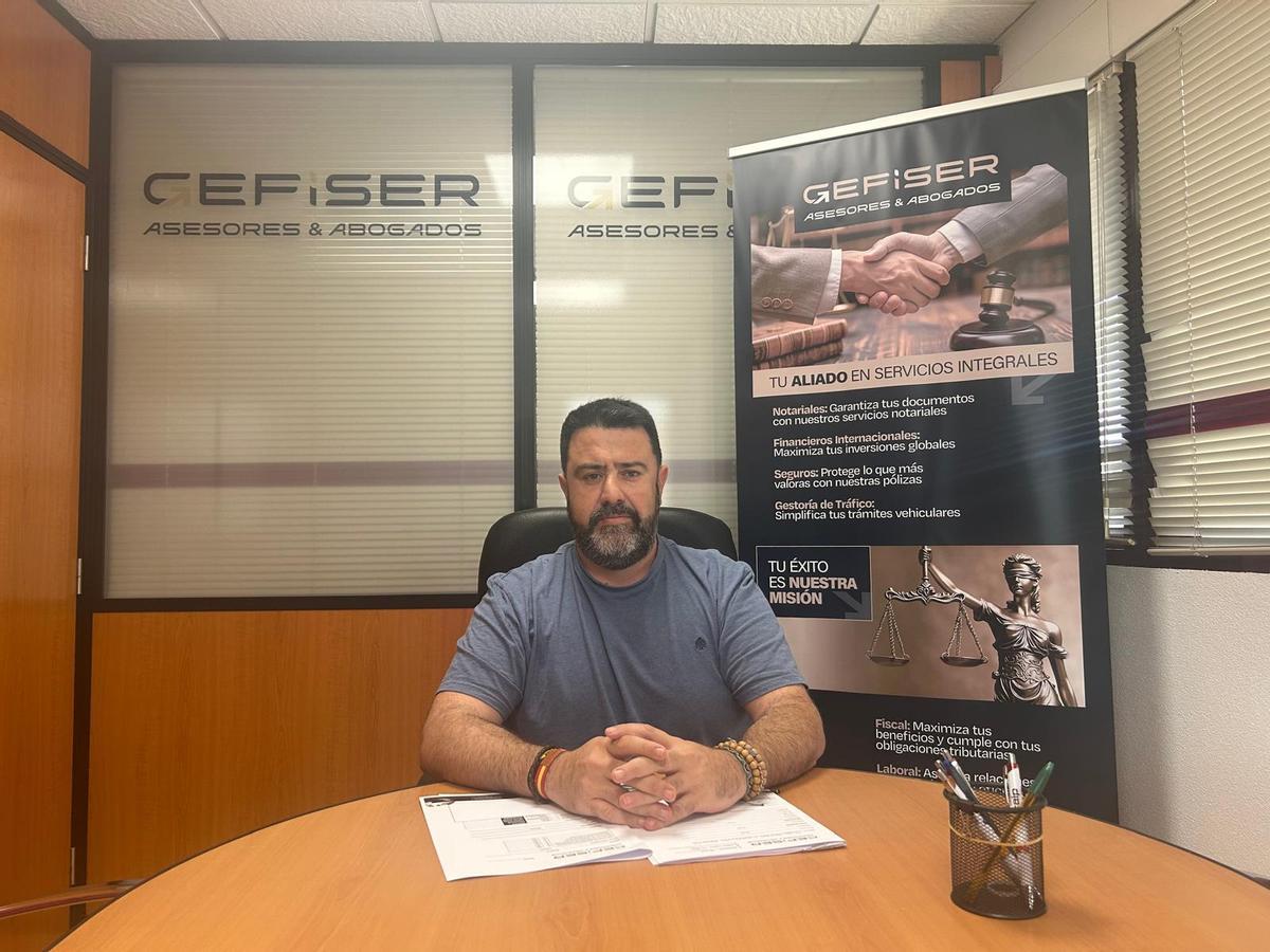 El letrado Francisco José Mauri, de Gefiser Abogados.