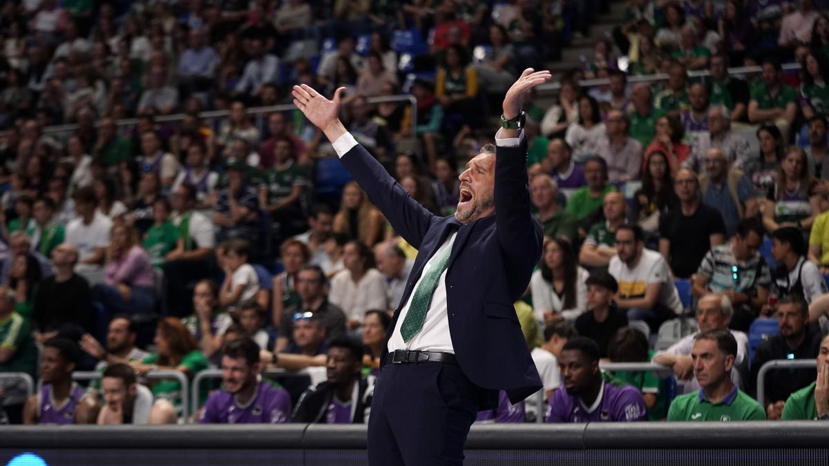 Ibon Navarro, durante el partido contra el Fuenlabrada.