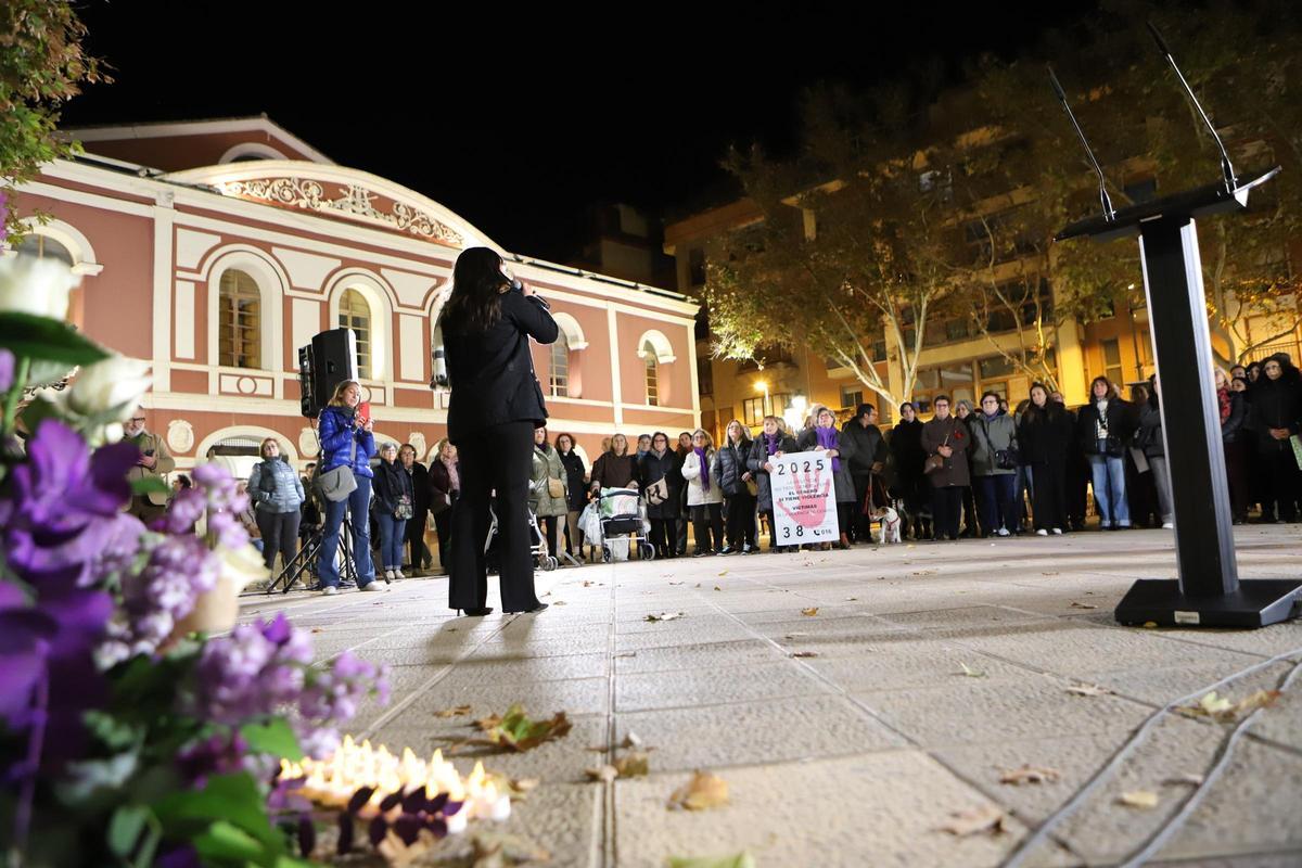 Acto organizado por el 25N en Lorca.