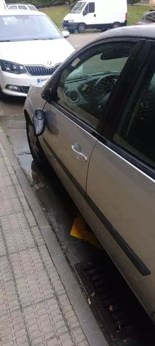 Buscan al responsable de arrancar el espejo retrovisor de un coche en Zamora: la propietaria pide ayuda