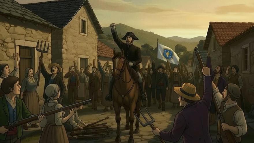 Lucenza proxecta mañá o documental «1846 Revolución galega» na biblioteca de Nigrán