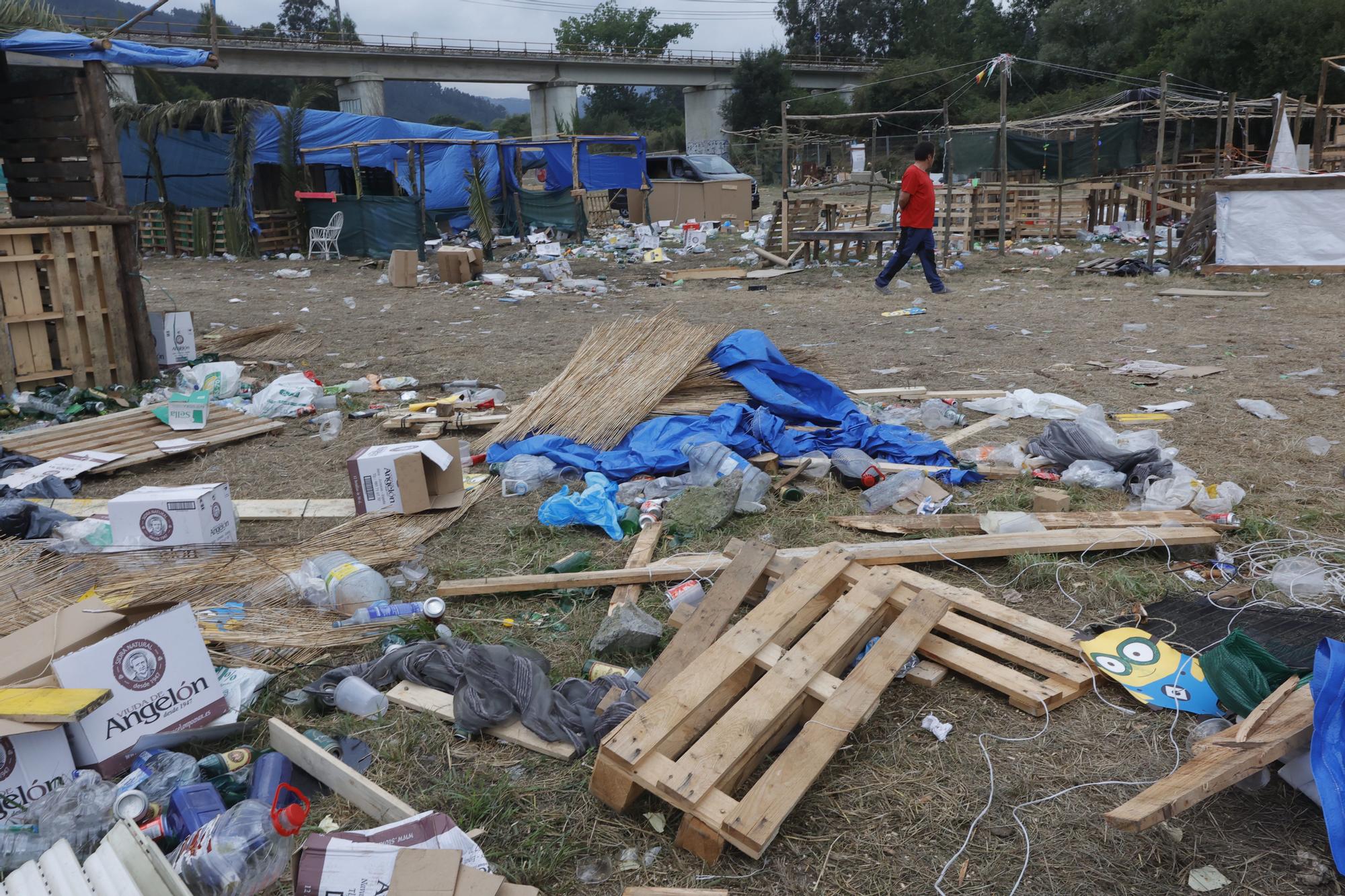 En imágenes: Así está el recinto del Xiringüelu un día después