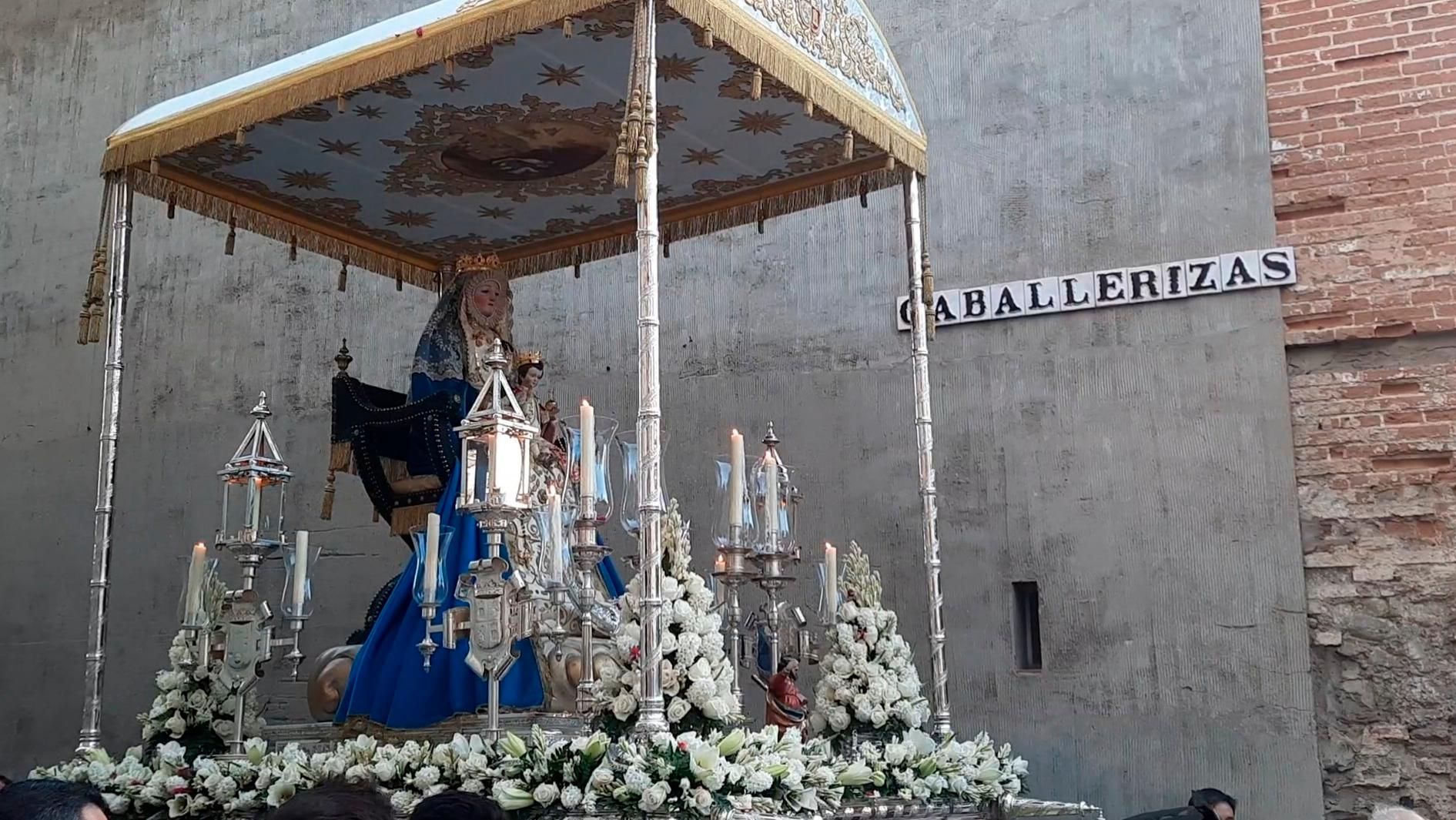 Horario e Itinerario procesión de la Virgen de los Reyes de los Sastres. Sevilla 27 de Septiembre del 2025