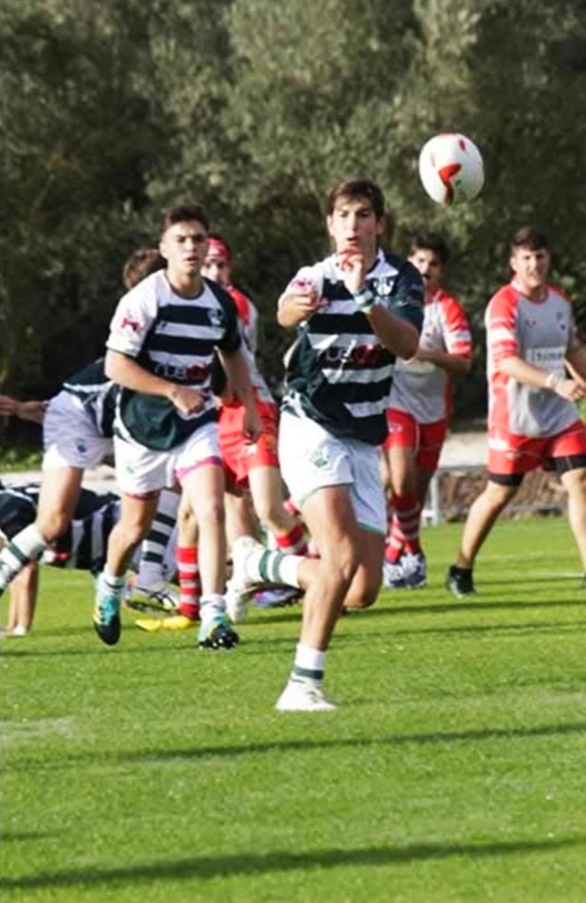 Aaron Rus, en un Nacional por clubes de categorías base con el Ponent