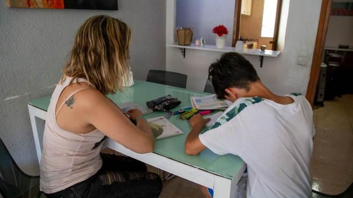 Marcela tiene un hijo de 14 años e ingresa 600 euros al mes.