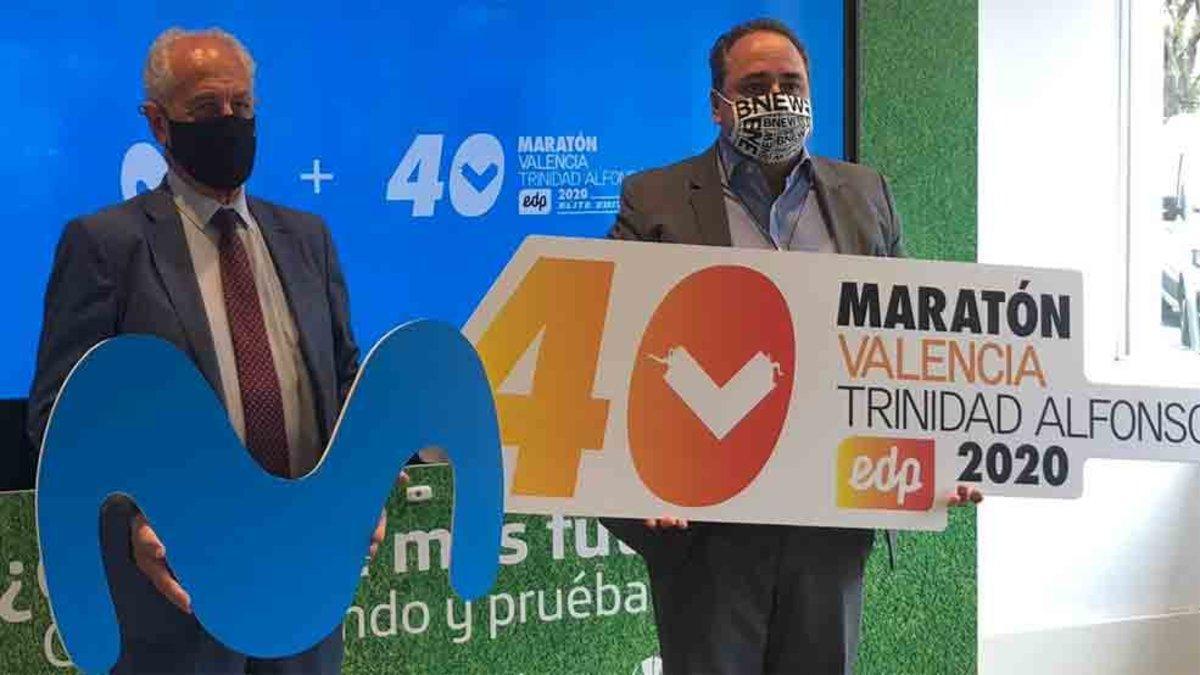 Movistar patrocinará la Media y la Maratón de Valencia