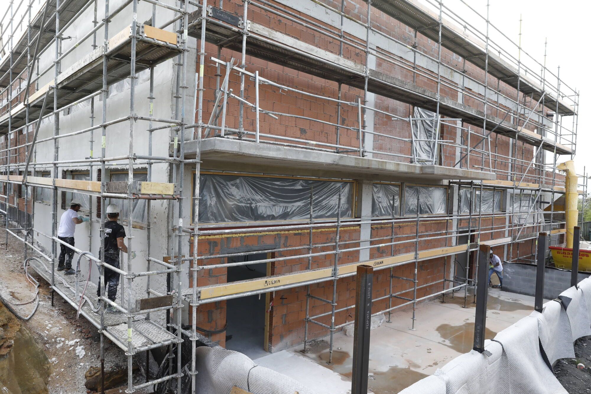 Oviedo, Latores. Obras nuevo pabellón de ASPACE