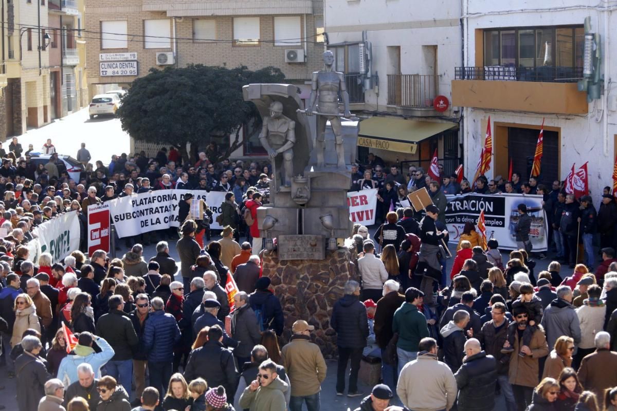 Manifestación en Andorra por una transición justa