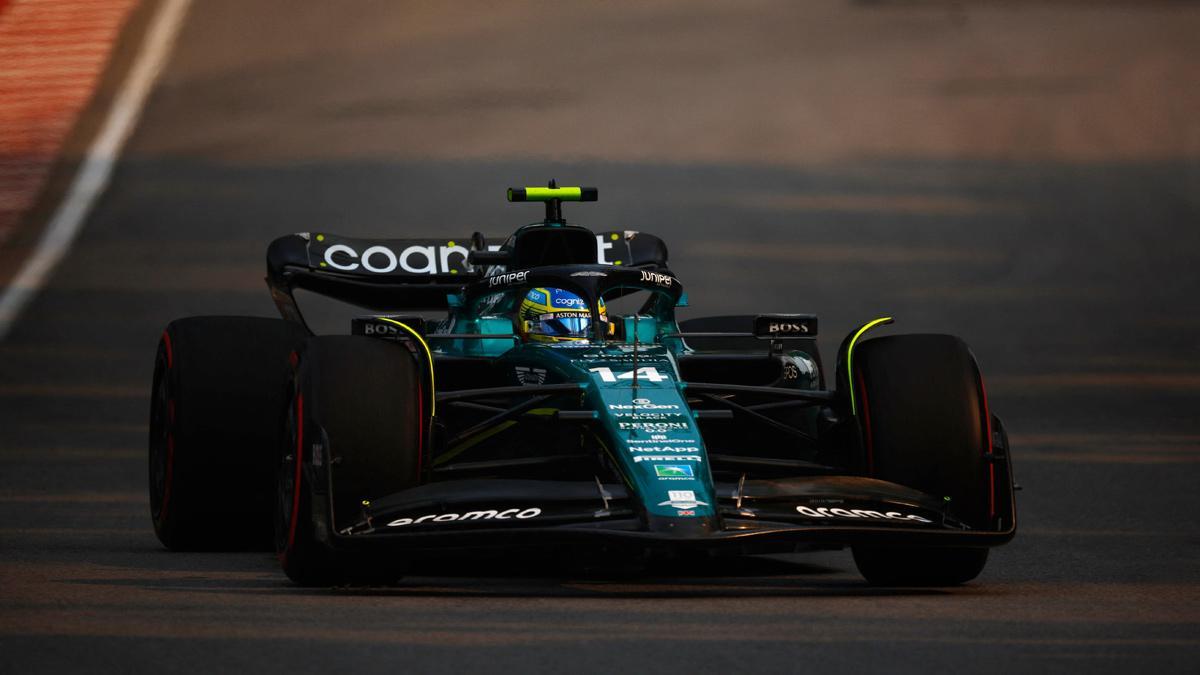 Alonso, durante el GP de Canadá