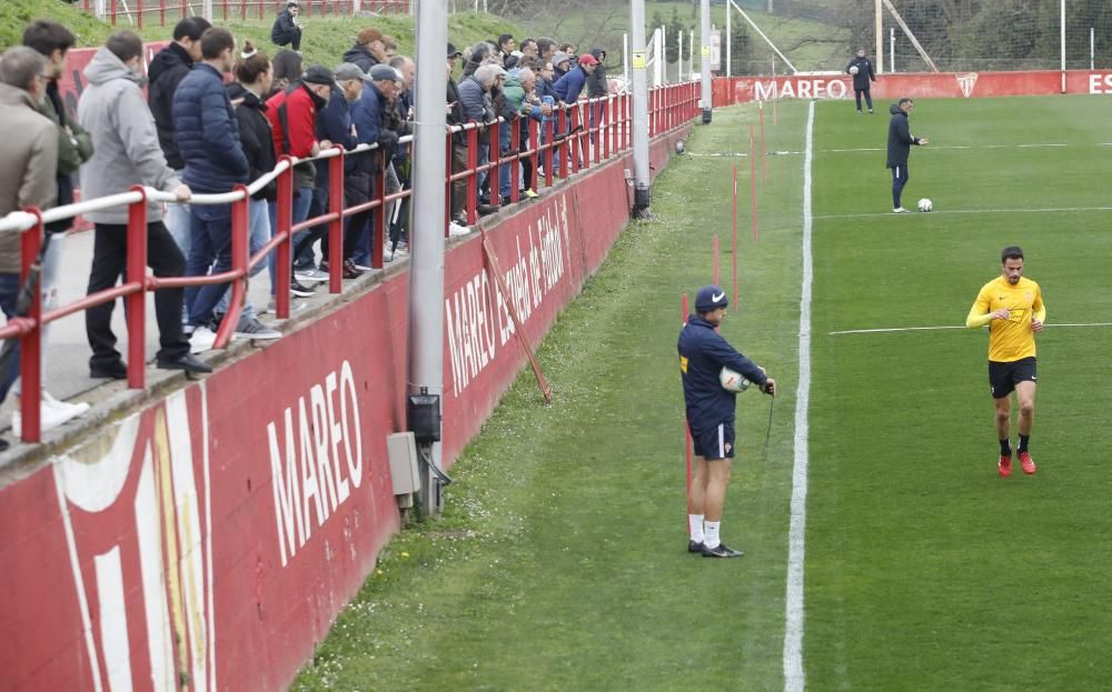 Entrenamiento del Sporting