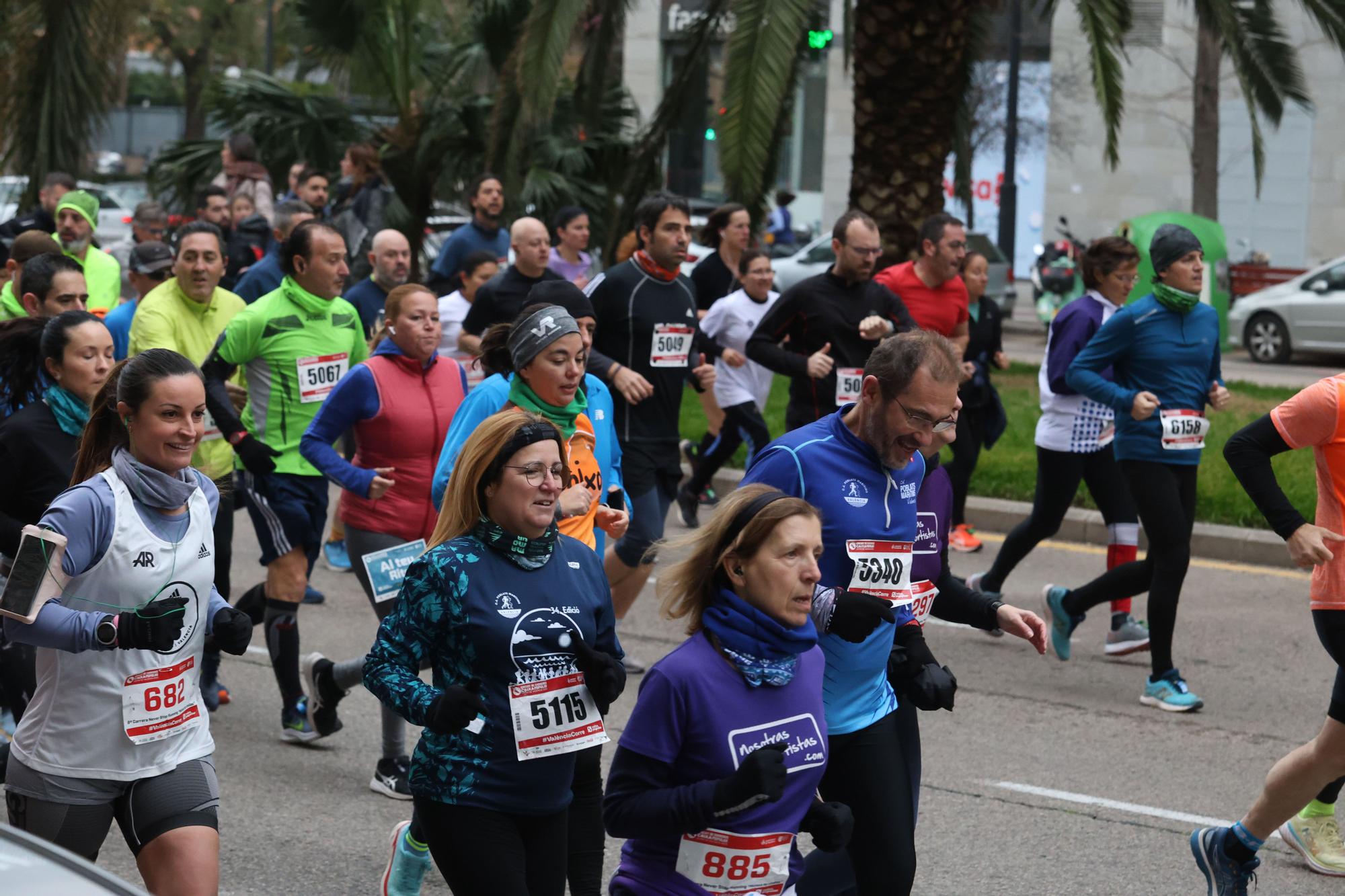 Carrera Never Stop Running del  Circuito Carreras de Valencia