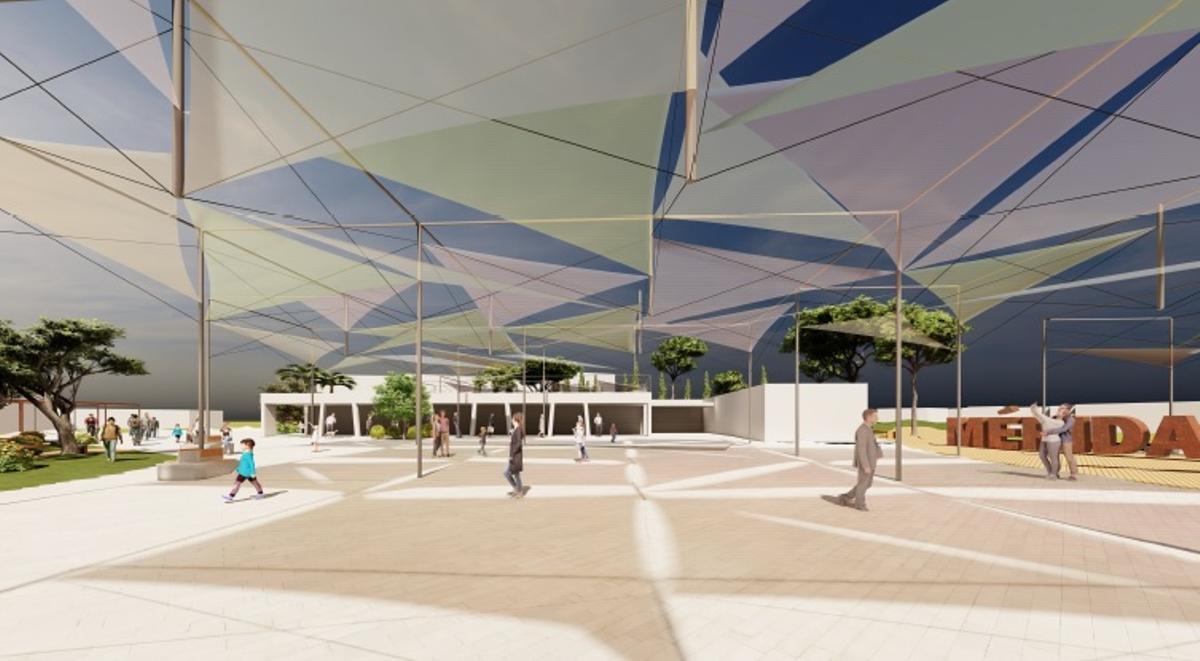 Proyecto de Rubén Cabecera para la plaza Margarita Xirgu.