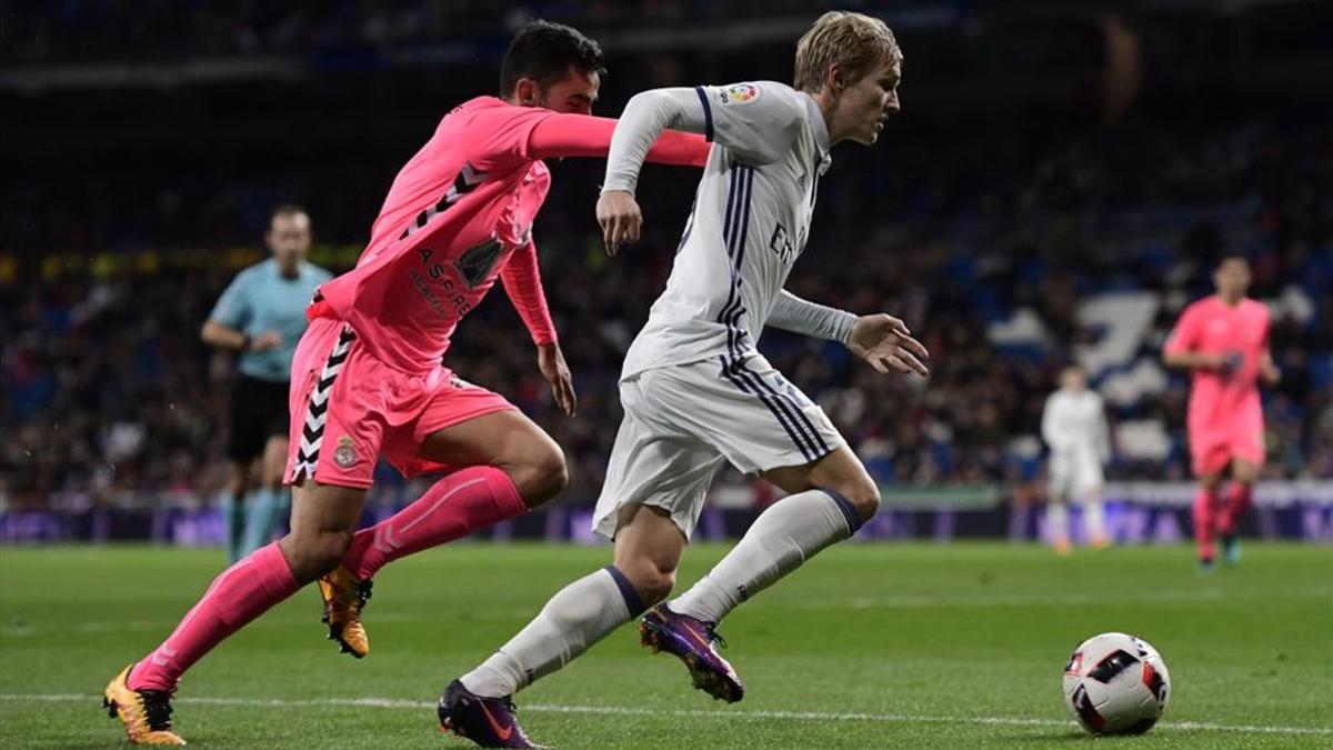 Odegaard no ha despuntado en el Madrid Castilla