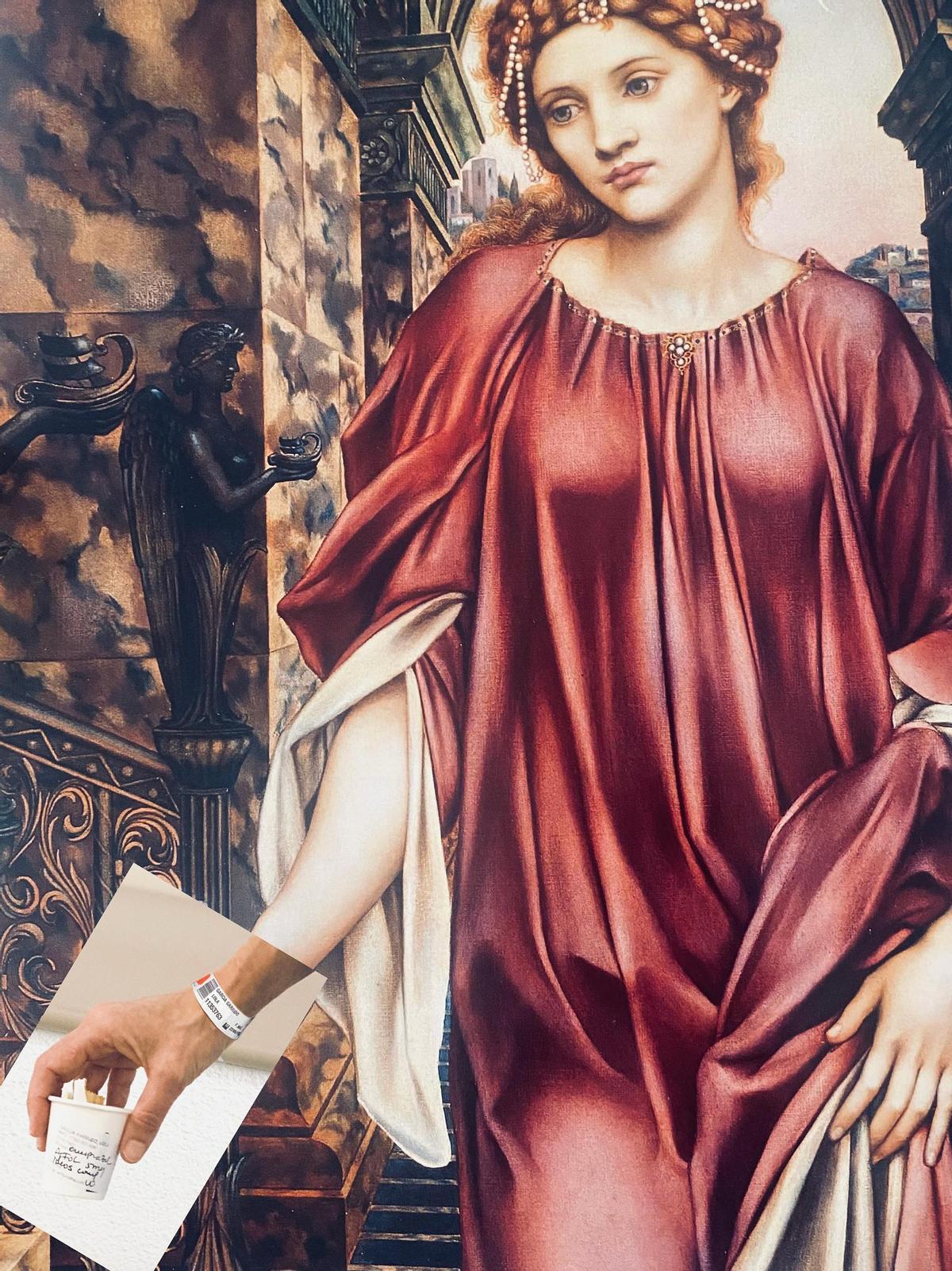 Collage estático sobre la obra Medea, 1889 Evelyn de Morgan