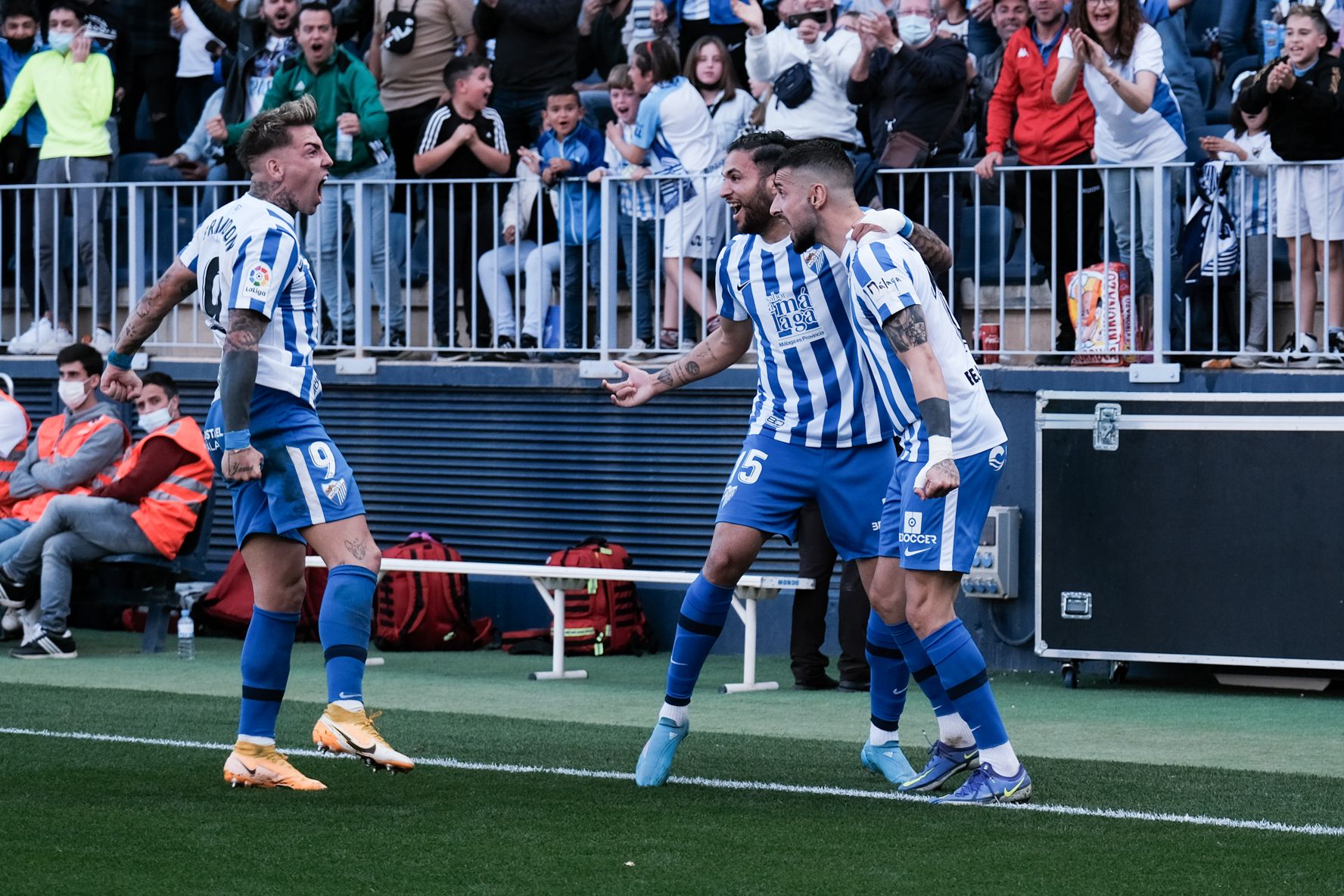 Las imágenes del Málaga CF - Real Valladolid