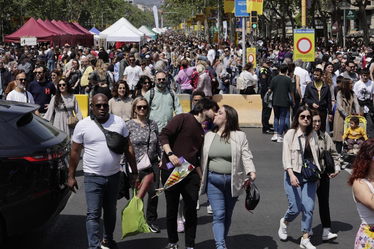 Sant Jordi de récord en Barcelona