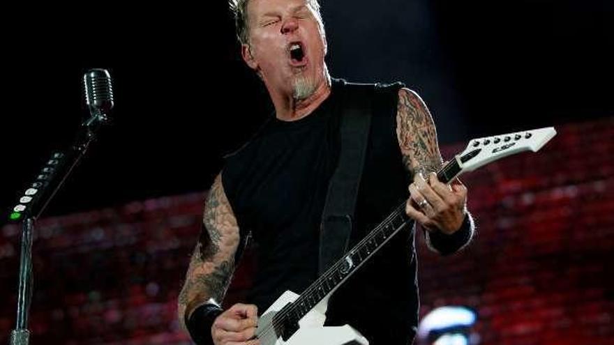 James Hetfield, líder de Metallica. // Jumana El Heloueh