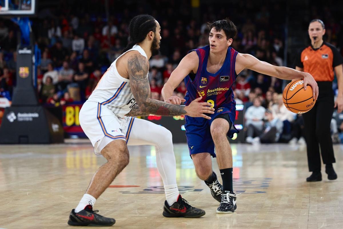 Juani Marcos disfrutó de muchos minutos ante el Bàsquet Girona