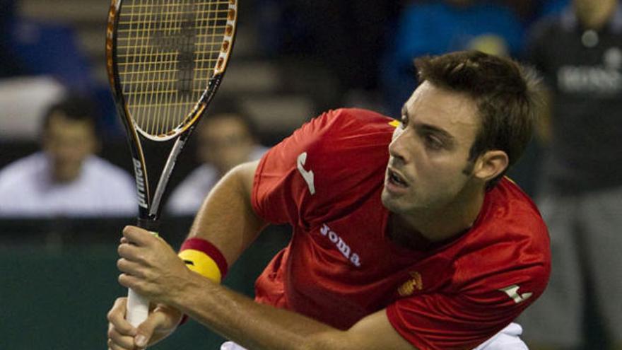 Marcel Granollers durante su partido frente a Dancevic