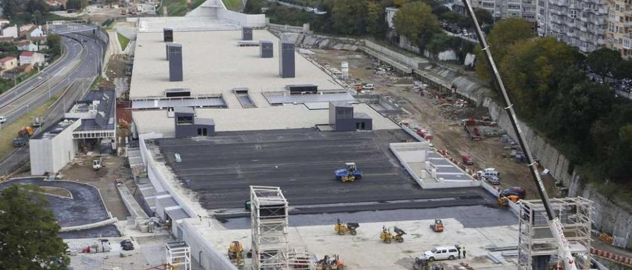 Estado que presentan las obras de la terminal de AVE de Urzáiz.