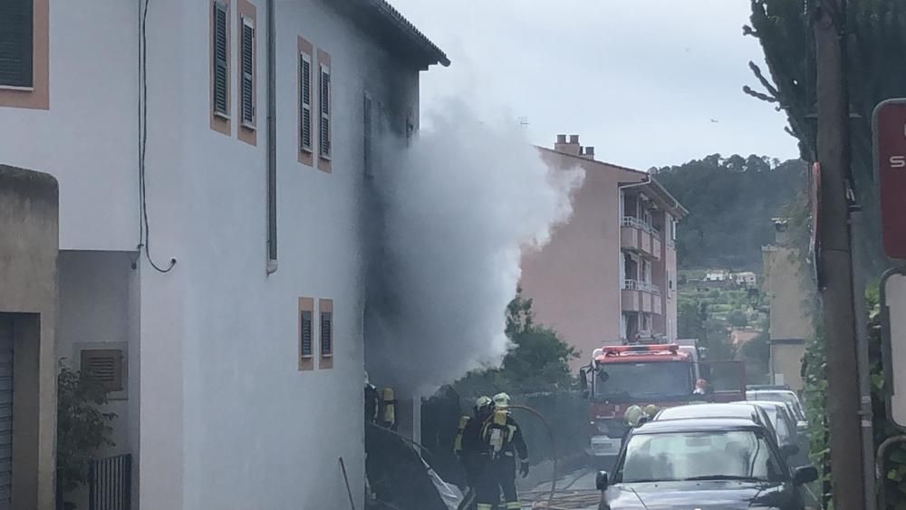 Incendio de una casa en Andratx