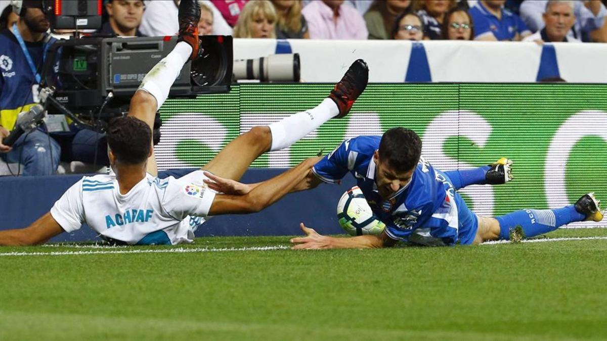 El Real Madrid se impuso al Espanyol (2-0) en la primera vuelta