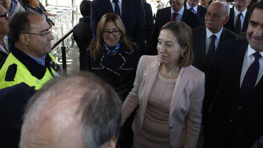 La ministra, en la Estación