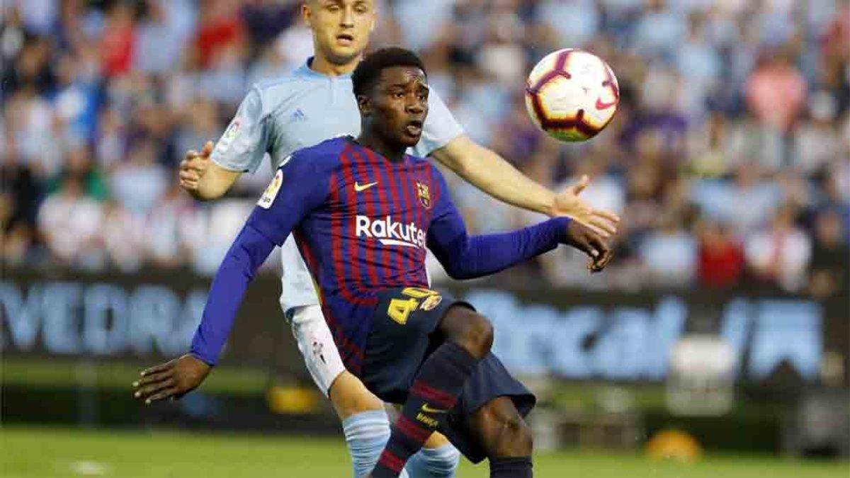 Wague en un reciente partido con el Barcelona ante el Celta