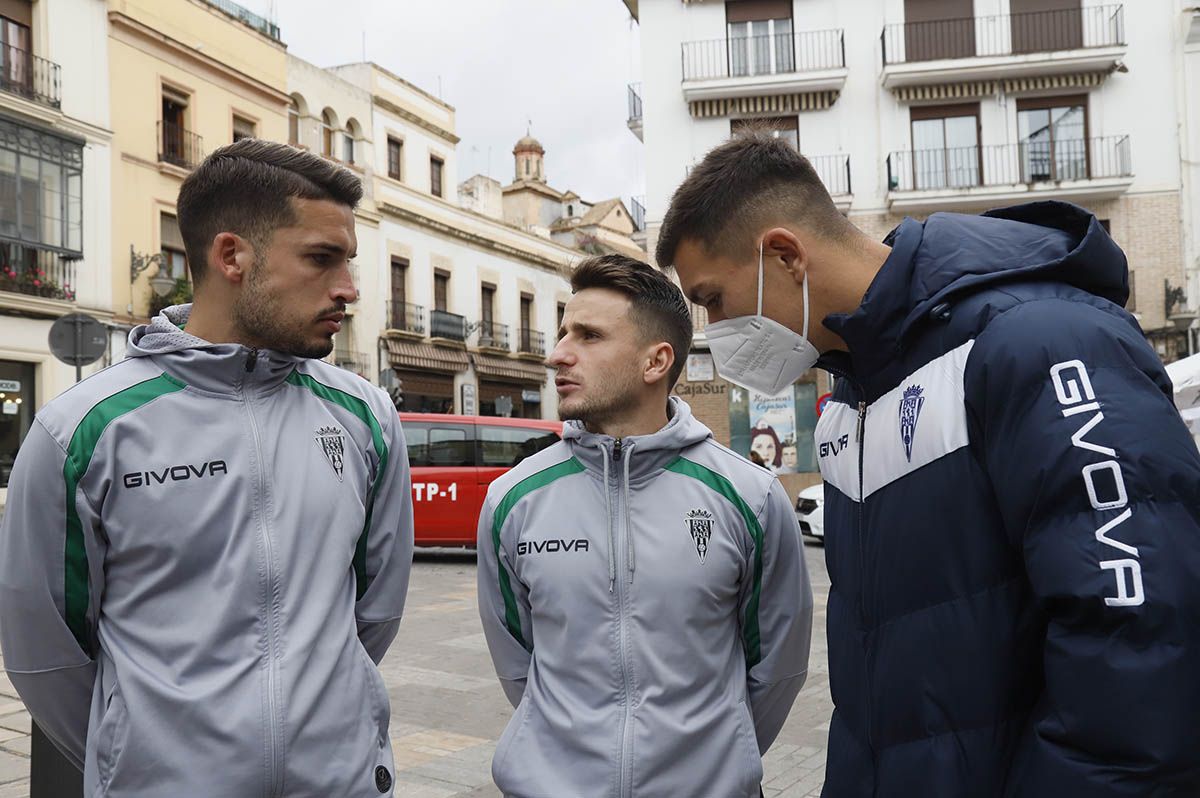 El Ayuntamiento recibe al Córdoba CF