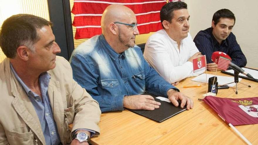 Desde la izquierda: Manuel Herrero, Jordi Navarrete, Carles Mulet y Carlos Javier Salgado.