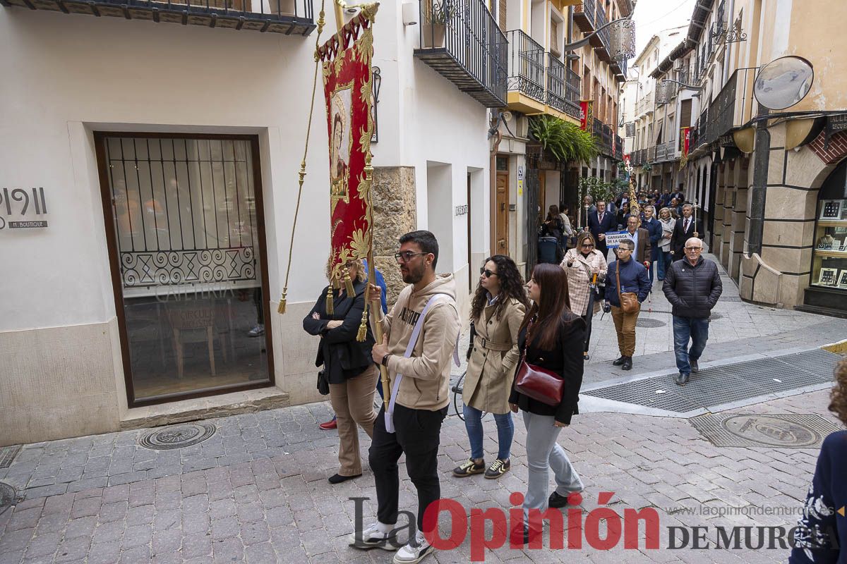 Cofradías y Hermandades de Semana Santa Peregrinan a Caravaca