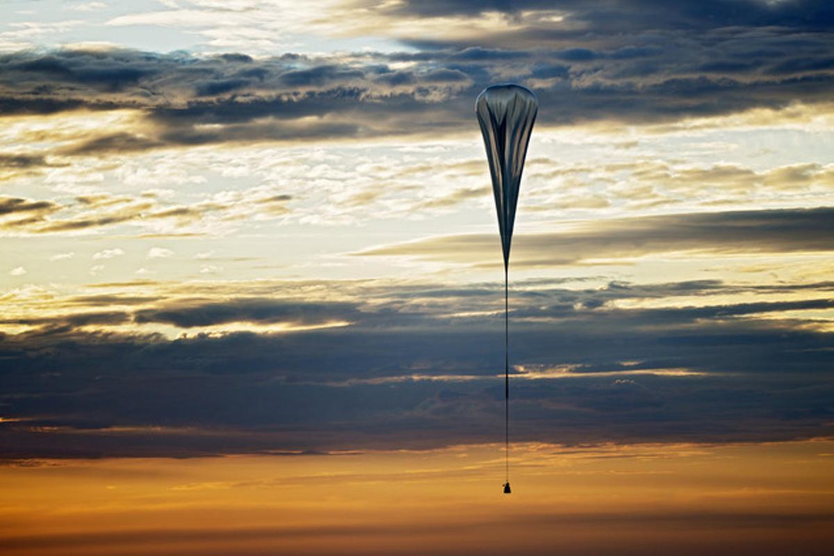 La gesta històrica Red Bull Stratos s’assaja des de fa mesos. Aquesta vista correspon al juliol passat.