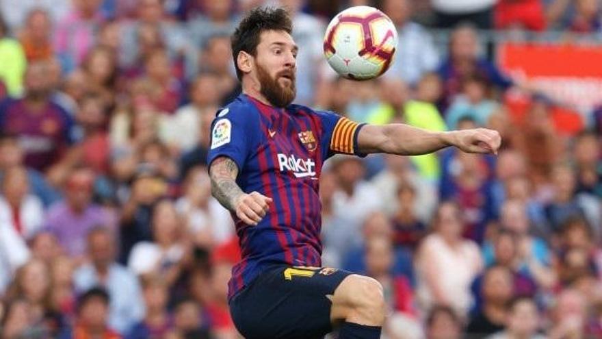 Leo Messi, en un partit amb el Barça